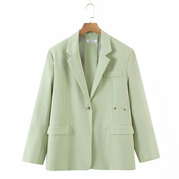women's suits & blazers puwd vintage women notched collar blazer jackets 2021 summer fashion ladies single button loose casual coats gi, White;black
women's suits & blazers puwd vintage women notched collar blazer jackets 2021 summer fashion ladies single button loose casual coats gi, White;black