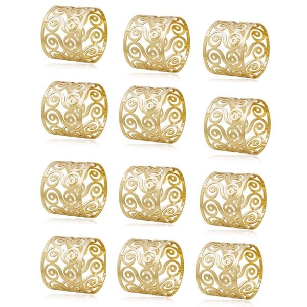 golden napkin ring 12-piece set, exquisite round suitable for wedding holiday parties rings
golden napkin ring 12-piece set, exquisite round suitable for wedding holiday parties rings
