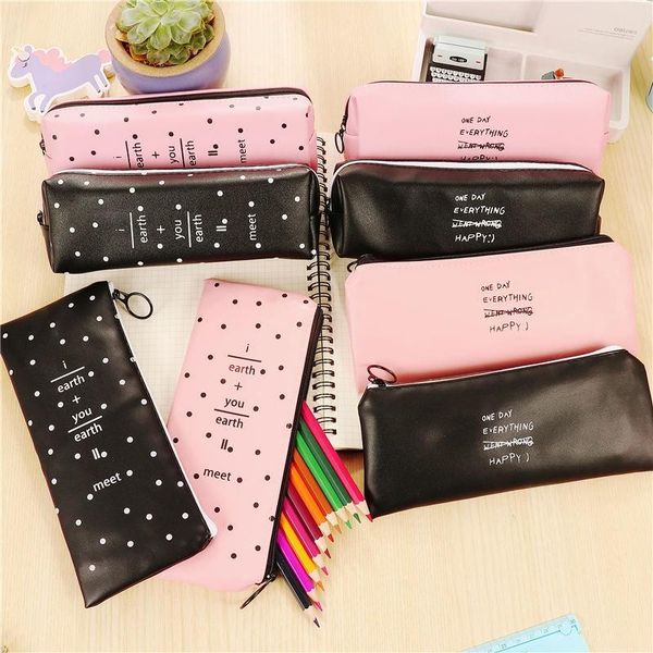 large capacity colored leather school pencil cases bags cute pu pen box pouch kawaii gift office stationary supplies 04947
large capacity colored leather school pencil cases bags cute pu pen box pouch kawaii gift office stationary supplies 04947
