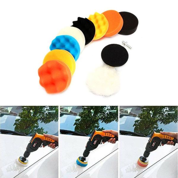 3inch car polishing disc 11pcs buffing waxing sponge wool wheel pad for polisher drill adapter pads care products
3inch car polishing disc 11pcs buffing waxing sponge wool wheel pad for polisher drill adapter pads care products