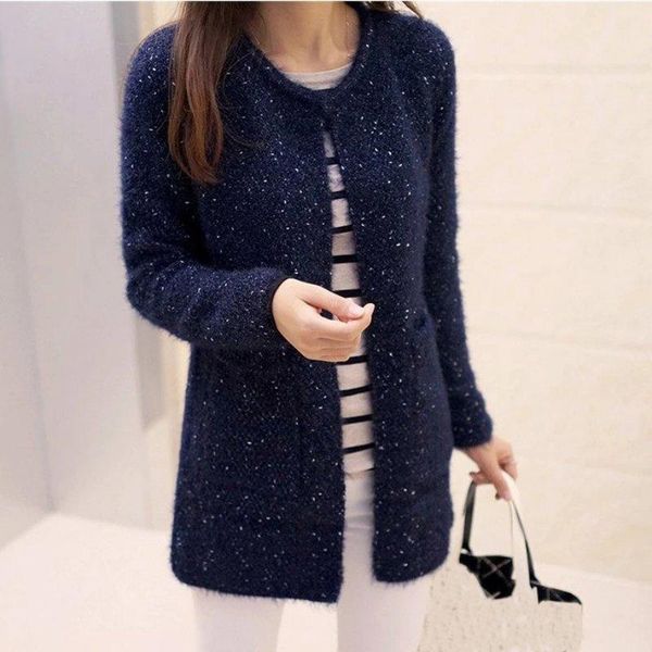 women's sweaters autumn winter women mid-long female long-sleeve loose round neck knit ladies sweater coat 5colors, White;black
women's sweaters autumn winter women mid-long female long-sleeve loose round neck knit ladies sweater coat 5colors, White;black