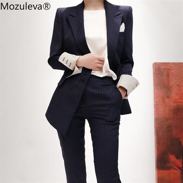 fashion striped slim women notched collar blazer jacket and pencil work business pant suit ol outfit 210416, White
fashion striped slim women notched collar blazer jacket and pencil work business pant suit ol outfit 210416, White