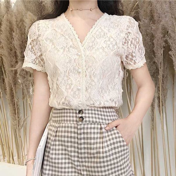 women lace blouses summer sleeveless tank vest ladies harajuku shirts jumper plus size clothing 210601, White
women lace blouses summer sleeveless tank vest ladies harajuku shirts jumper plus size clothing 210601, White