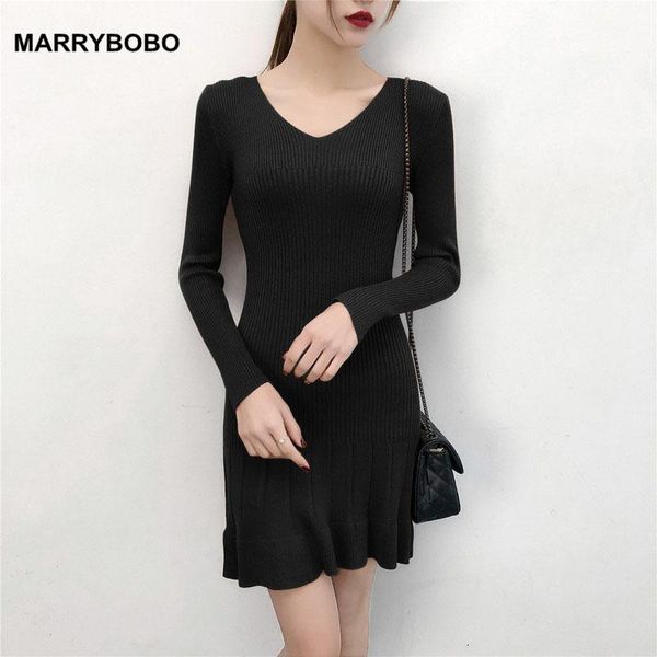 casual dresses autumn women knitted sweater dress 2021 solid v-neck long sleeve elegant slim party vestidos, Black;gray
casual dresses autumn women knitted sweater dress 2021 solid v-neck long sleeve elegant slim party vestidos, Black;gray
