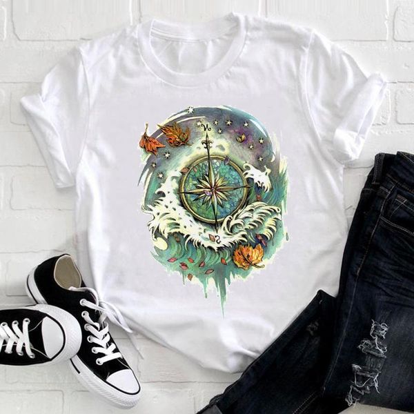 women's t-shirt women clothing watercolor vintage aesthetic 90s fashion short sleeve summer clothes print tshirt female tee graphic, White
women's t-shirt women clothing watercolor vintage aesthetic 90s fashion short sleeve summer clothes print tshirt female tee graphic, White