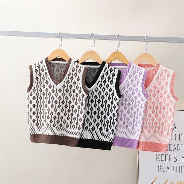 baby boys wool knit vest diamond pattern kids waistcoats sleeveless sweater for girls autumn v-neck children knitwear 211203, Camo
baby boys wool knit vest diamond pattern kids waistcoats sleeveless sweater for girls autumn v-neck children knitwear 211203, Camo