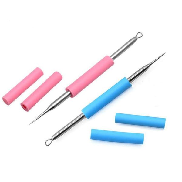 eyebrow tools & stencils 2pc pimple extractor stainless steel blackhead squeezing acne tool double-headed plastic silicone cosmetic needle
eyebrow tools & stencils 2pc pimple extractor stainless steel blackhead squeezing acne tool double-headed plastic silicone cosmetic needle