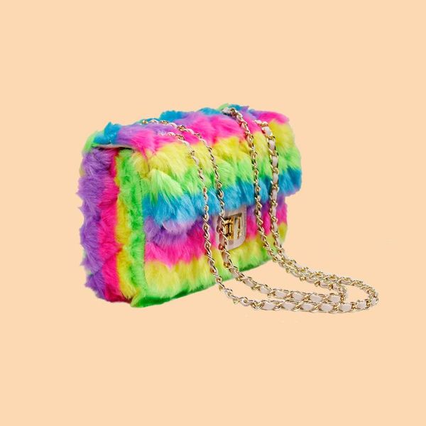 evening bags candy rainbow crossbody fluff for women brand designer ladies shoulder bag chain cute fashion plush female purses handbag
evening bags candy rainbow crossbody fluff for women brand designer ladies shoulder bag chain cute fashion plush female purses handbag