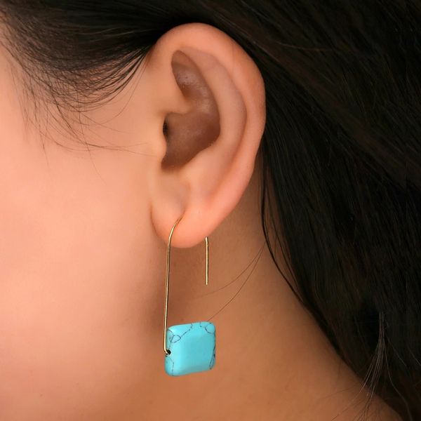vintage multicolor turquoise square dangle earrings for women bohemia geometric natural stone pendant hook earring jewelry gifts, Silver
vintage multicolor turquoise square dangle earrings for women bohemia geometric natural stone pendant hook earring jewelry gifts, Silver