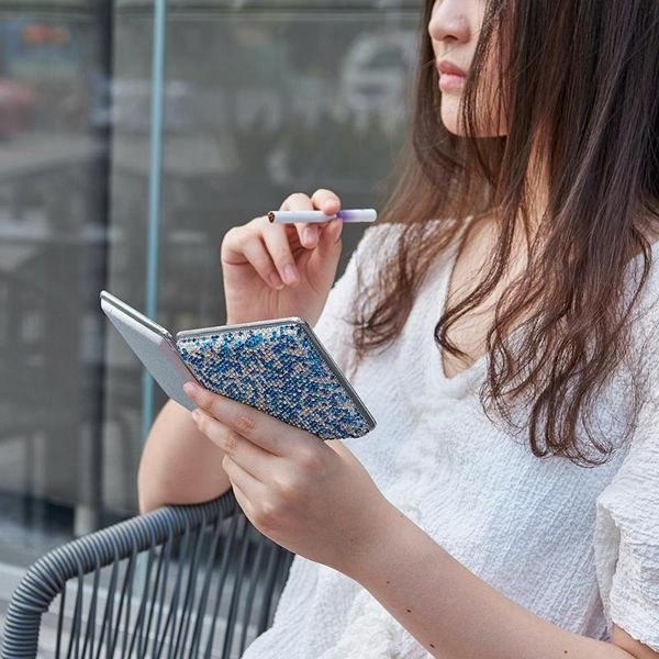 car organizer 6colors storage box shiny diamonds portable auto cards cigarette case holder
car organizer 6colors storage box shiny diamonds portable auto cards cigarette case holder
