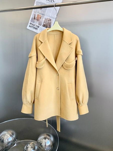 women's wool & blends 2021fw autumn winner women 85% jacket coat for ladies casual overcoat gdnz 8.27, Black
women's wool & blends 2021fw autumn winner women 85% jacket coat for ladies casual overcoat gdnz 8.27, Black