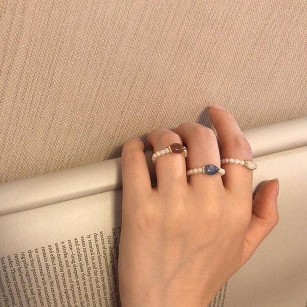cluster rings mengjiqiao elegant simulated pearl elastic beads stone for women mid finger knuckle fashion jewelry gifts, Golden;silver
cluster rings mengjiqiao elegant simulated pearl elastic beads stone for women mid finger knuckle fashion jewelry gifts, Golden;silver