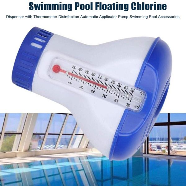 pool & accessories swimming floating chlorine dispenser with thermometer disinfection automatic applicator pump
pool & accessories swimming floating chlorine dispenser with thermometer disinfection automatic applicator pump