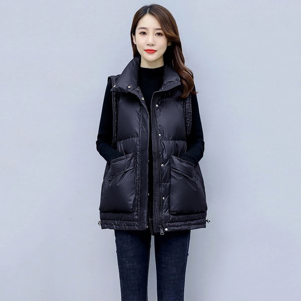 vests off season vt, loose, white duck down short, versatile, autumn and winter korean women's vt, Black;white
vests off season vt, loose, white duck down short, versatile, autumn and winter korean women's vt, Black;white
