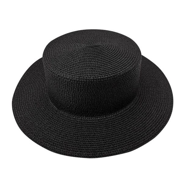 wide brim hats solid black white panama beach style straw hat women men casual summer fisherman sun female male french sunhat unisex, Blue;gray
wide brim hats solid black white panama beach style straw hat women men casual summer fisherman sun female male french sunhat unisex, Blue;gray