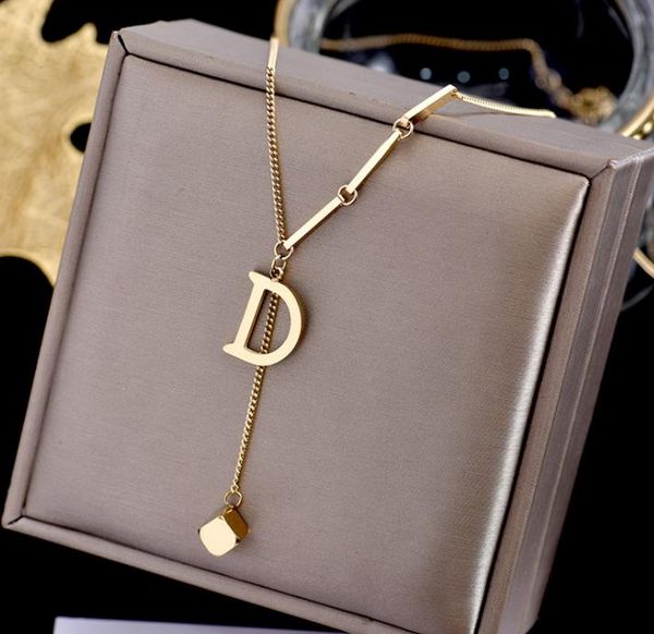 titanium steel letter pendant necklace man woman necklaces choker clavicle chains jewelry birthday party valentine's gift, Silver
titanium steel letter pendant necklace man woman necklaces choker clavicle chains jewelry birthday party valentine's gift, Silver