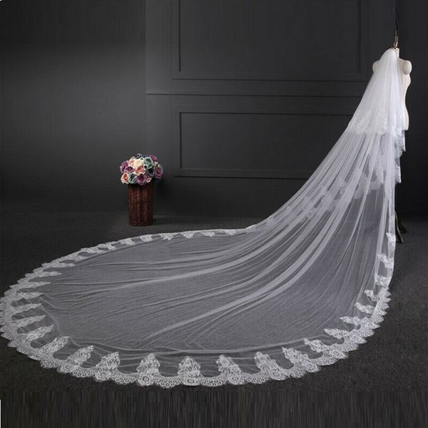 new sale romantic white ivory mantilla veil waltz length lace edge veils for wedding dresse, Black
new sale romantic white ivory mantilla veil waltz length lace edge veils for wedding dresse, Black