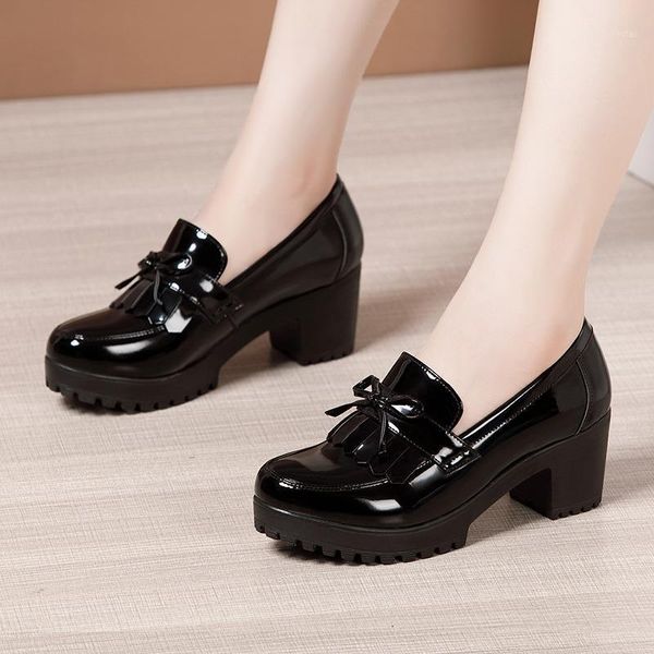 spring genuine leather women's shoes girls' fashion tassel high heels pumps wedges black female thick bottom platform shoe dress1
spring genuine leather women's shoes girls' fashion tassel high heels pumps wedges black female thick bottom platform shoe dress1