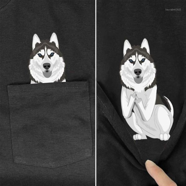 men's t-shirts cloocl pet dog cotton t-shirt summer husky pocket printed men women shirts funny black tees drop, White;black
men's t-shirts cloocl pet dog cotton t-shirt summer husky pocket printed men women shirts funny black tees drop, White;black