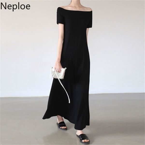 dress women slash neck short sleeve ladies vestidos summer elegant mid calf a line female dresses 1b696 210422, Black;gray
dress women slash neck short sleeve ladies vestidos summer elegant mid calf a line female dresses 1b696 210422, Black;gray