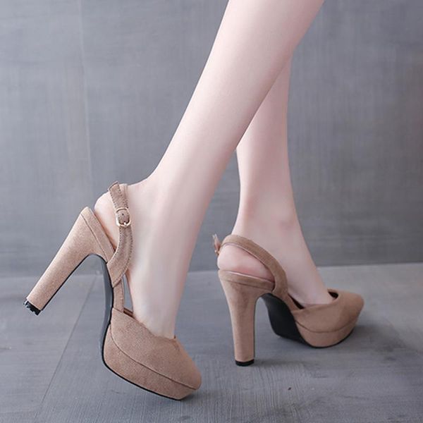 sandals platform round toe suede women fashion buckle solid color high heels wedding model summer shoes for 2021, Black
sandals platform round toe suede women fashion buckle solid color high heels wedding model summer shoes for 2021, Black