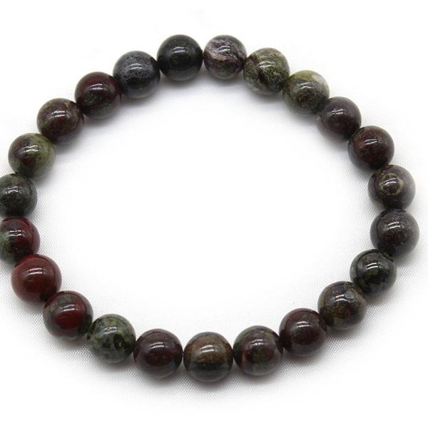 beaded, strands natural stone dragons blood bracelet green color dinosaur round beads jewelry special gift for men women, Black
beaded, strands natural stone dragons blood bracelet green color dinosaur round beads jewelry special gift for men women, Black