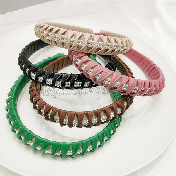 vintage pu leather headbands braided pearl bezel hairband women clips hair accessories headband opaska do wlosow bandeau femme diademas, Silver
vintage pu leather headbands braided pearl bezel hairband women clips hair accessories headband opaska do wlosow bandeau femme diademas, Silver