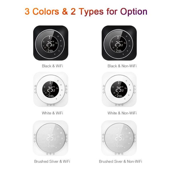 smart home control 95-240v wi-fi thermostat 5+1+1 six periods programmable voice app backlight lcd boiler heating
smart home control 95-240v wi-fi thermostat 5+1+1 six periods programmable voice app backlight lcd boiler heating