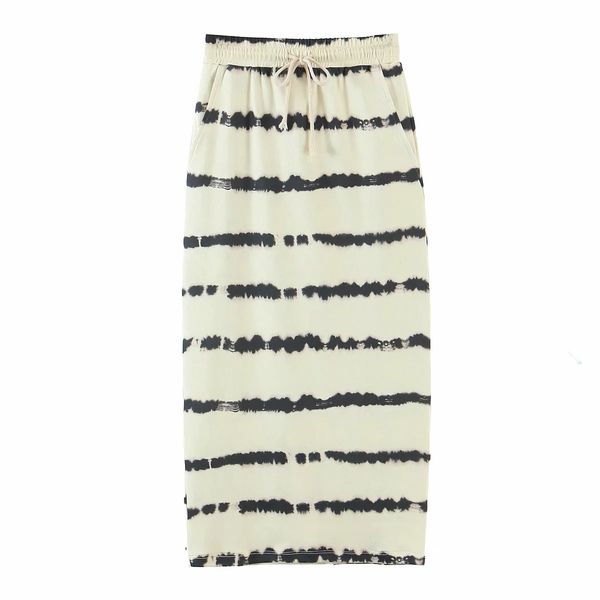 za women striped hit color cotton casual skirt spring elegant retro print leisure wild party summer autumn skirts 210521, Black
za women striped hit color cotton casual skirt spring elegant retro print leisure wild party summer autumn skirts 210521, Black
