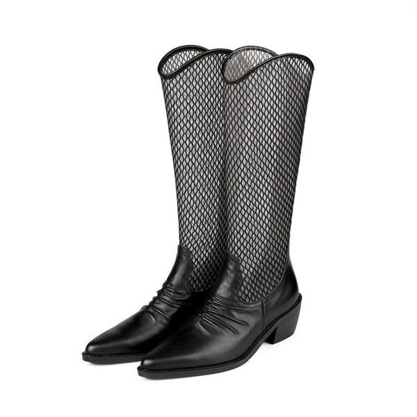 metal zipper knee high boots women summer for 2021 spring cool working casual shoes woman heel, Black
metal zipper knee high boots women summer for 2021 spring cool working casual shoes woman heel, Black