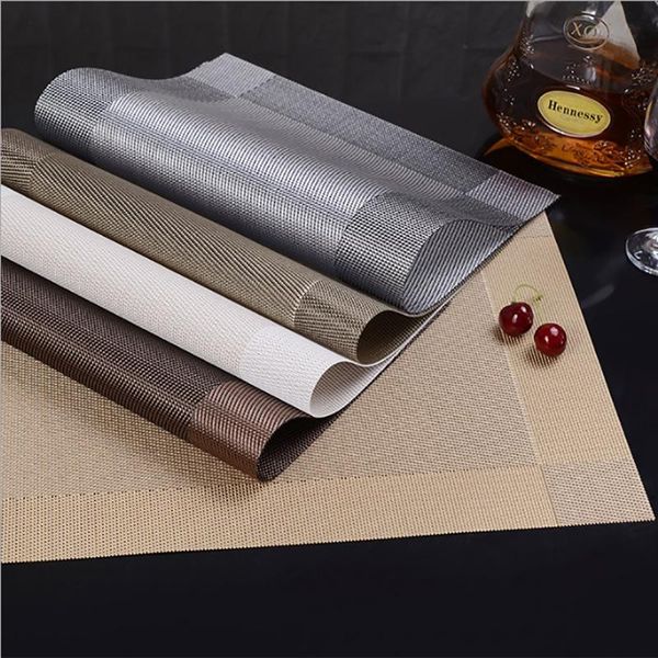 table runner 4 pcs/lot placemat fashion diagonal line weaving dining mat waterproof slip-resistan disc pads bowl pad coasters
table runner 4 pcs/lot placemat fashion diagonal line weaving dining mat waterproof slip-resistan disc pads bowl pad coasters