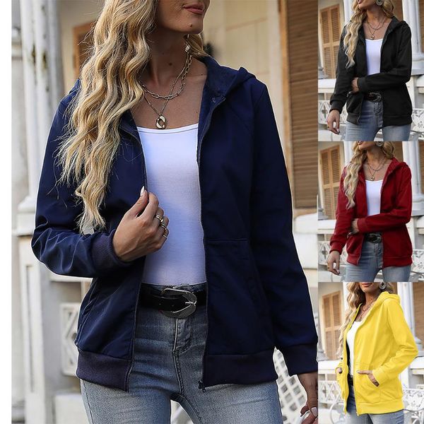women's jackets hoodie jacet spring and autumn windbreaker women fashion clothing coat for hiking camping ladies jacket outdoor, Black;brown
women's jackets hoodie jacet spring and autumn windbreaker women fashion clothing coat for hiking camping ladies jacket outdoor, Black;brown