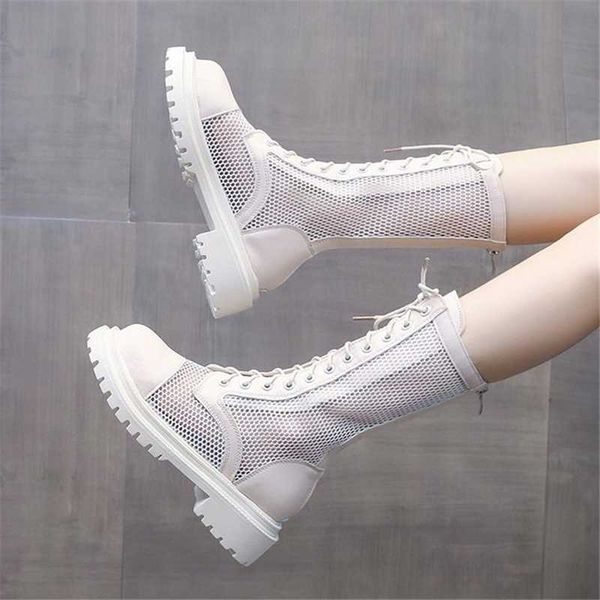 fashion women back zipper platform boots thick bottom hollow out breathable mid calf summer female round toe lace up shoes, Black
fashion women back zipper platform boots thick bottom hollow out breathable mid calf summer female round toe lace up shoes, Black