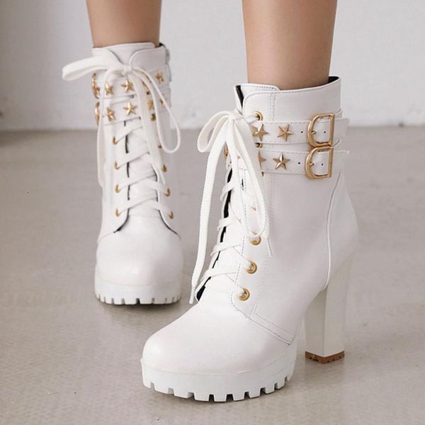 big size 34-43 female 2021 metal decoration ankle boots women platform round toe square high heels shoes woman j0h1, Black
big size 34-43 female 2021 metal decoration ankle boots women platform round toe square high heels shoes woman j0h1, Black