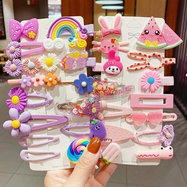 hair accessories 14pcs/set girls cute colorful cartoon flower hairpins lovely decorate headband clips fashion set, Slivery;white
hair accessories 14pcs/set girls cute colorful cartoon flower hairpins lovely decorate headband clips fashion set, Slivery;white