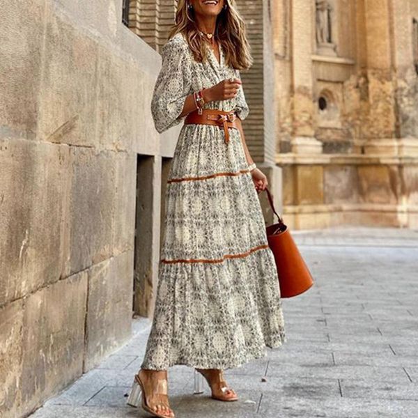 casual dresses women summer 2021 bohemian chic kaftan elegant dress plus size female long clothing retro beachwear pareo, Black;gray
casual dresses women summer 2021 bohemian chic kaftan elegant dress plus size female long clothing retro beachwear pareo, Black;gray