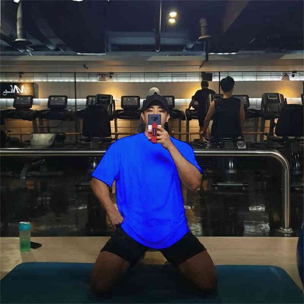 oversized half sleeve t-shirt fashion cotton gym clothing fitness mens t shirt hip hop sportswear loose man bodybuilding tshirt 210421, White;black
oversized half sleeve t-shirt fashion cotton gym clothing fitness mens t shirt hip hop sportswear loose man bodybuilding tshirt 210421, White;black