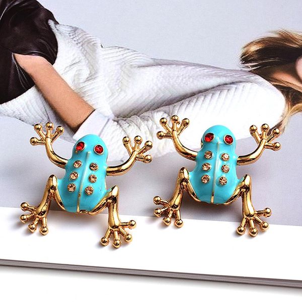 stud cute animal enamel earrings for women frog metal earring girls birthday party jewelry accessories, Golden;silver
stud cute animal enamel earrings for women frog metal earring girls birthday party jewelry accessories, Golden;silver