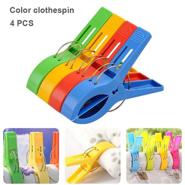 hangers & racks 4pcs clips windproof pegs large clamp for clothes beach towel home drying rack laundry storage organization
hangers & racks 4pcs clips windproof pegs large clamp for clothes beach towel home drying rack laundry storage organization