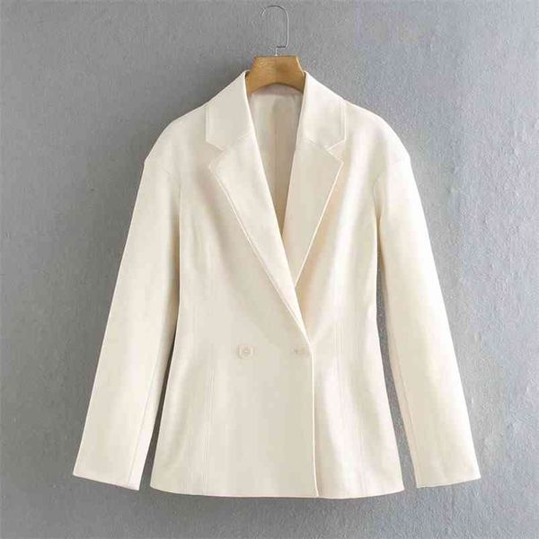 summer women casual blazers coats double breasted notched slim ol female elegant solid outerwear clothing 210513, White;black
summer women casual blazers coats double breasted notched slim ol female elegant solid outerwear clothing 210513, White;black