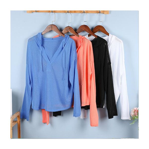 women's jackets 2021 sun protection clothes solid color pullover hooded breathable loose air-conditioning ice silk thin jacket, Black;brown
women's jackets 2021 sun protection clothes solid color pullover hooded breathable loose air-conditioning ice silk thin jacket, Black;brown