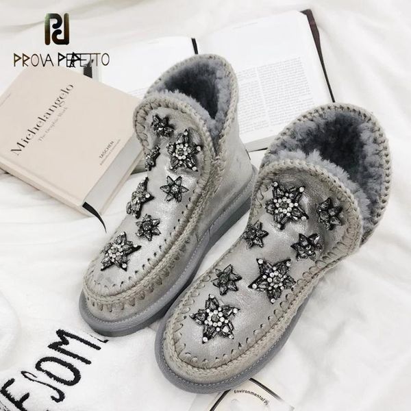 boots winter handmade hook line rhinestone star thick bottom wool short style keep warm snow women ankle shoes, Black
boots winter handmade hook line rhinestone star thick bottom wool short style keep warm snow women ankle shoes, Black