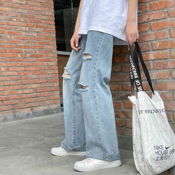 men's jeans summer and spring men torn jeans streetwear hip hop loose pants casual straight elasticity student dsjc, Blue
men's jeans summer and spring men torn jeans streetwear hip hop loose pants casual straight elasticity student dsjc, Blue