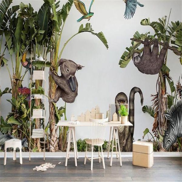 wallpapers custom self adhesive wallpaper 3d murals european simple rainforest plant banana leaf garden papel de parede background wall
wallpapers custom self adhesive wallpaper 3d murals european simple rainforest plant banana leaf garden papel de parede background wall
