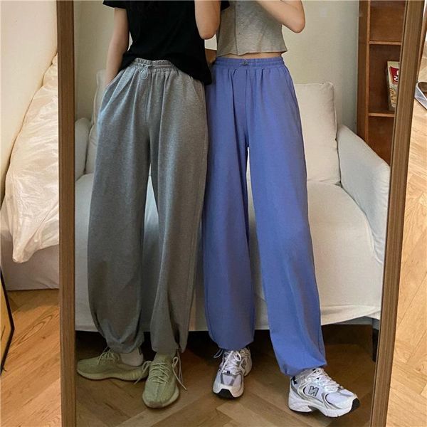 high-waist bondage cropped trousers sweatpants loose casual for women high waist maxi wide leg female elegant pants women's & capris, Black;white
high-waist bondage cropped trousers sweatpants loose casual for women high waist maxi wide leg female elegant pants women's & capris, Black;white