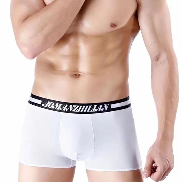 underpants 3pcs direct selling high-end men's ice silk breathable seamless one piece trendy boy boxer briefs underwear, Black;white
underpants 3pcs direct selling high-end men's ice silk breathable seamless one piece trendy boy boxer briefs underwear, Black;white