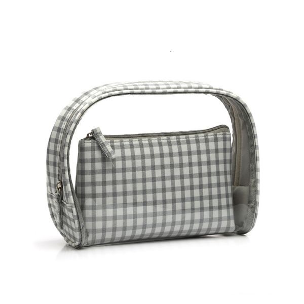 cosmetic bag domestic weixige cotton storage small lattice 
cosmetic bag domestic weixige cotton storage small lattice