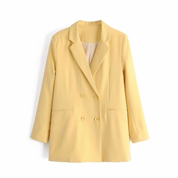 fashion women yellow jackets autumn vintage ladies coats button-fly elegant female suits casual pocket girls jacket 210430, White;black
fashion women yellow jackets autumn vintage ladies coats button-fly elegant female suits casual pocket girls jacket 210430, White;black