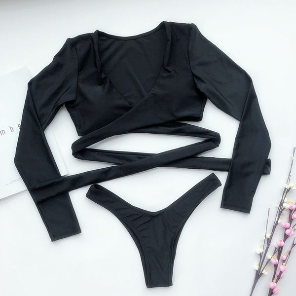 2021 new bla long sleeve bikini wrap thong bottom bikinis set biquini swimsuit swimwear women bathing suit wholesaleby air
2021 new bla long sleeve bikini wrap thong bottom bikinis set biquini swimsuit swimwear women bathing suit wholesaleby air