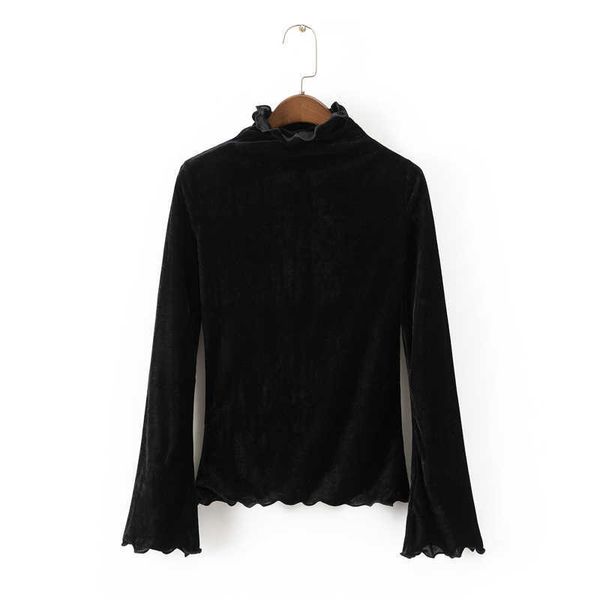 perhaps u khaki pink black vintage velour full sleeve solid stand collar flare sleeve fall velvet long sleeve women b0390 210529, White
perhaps u khaki pink black vintage velour full sleeve solid stand collar flare sleeve fall velvet long sleeve women b0390 210529, White